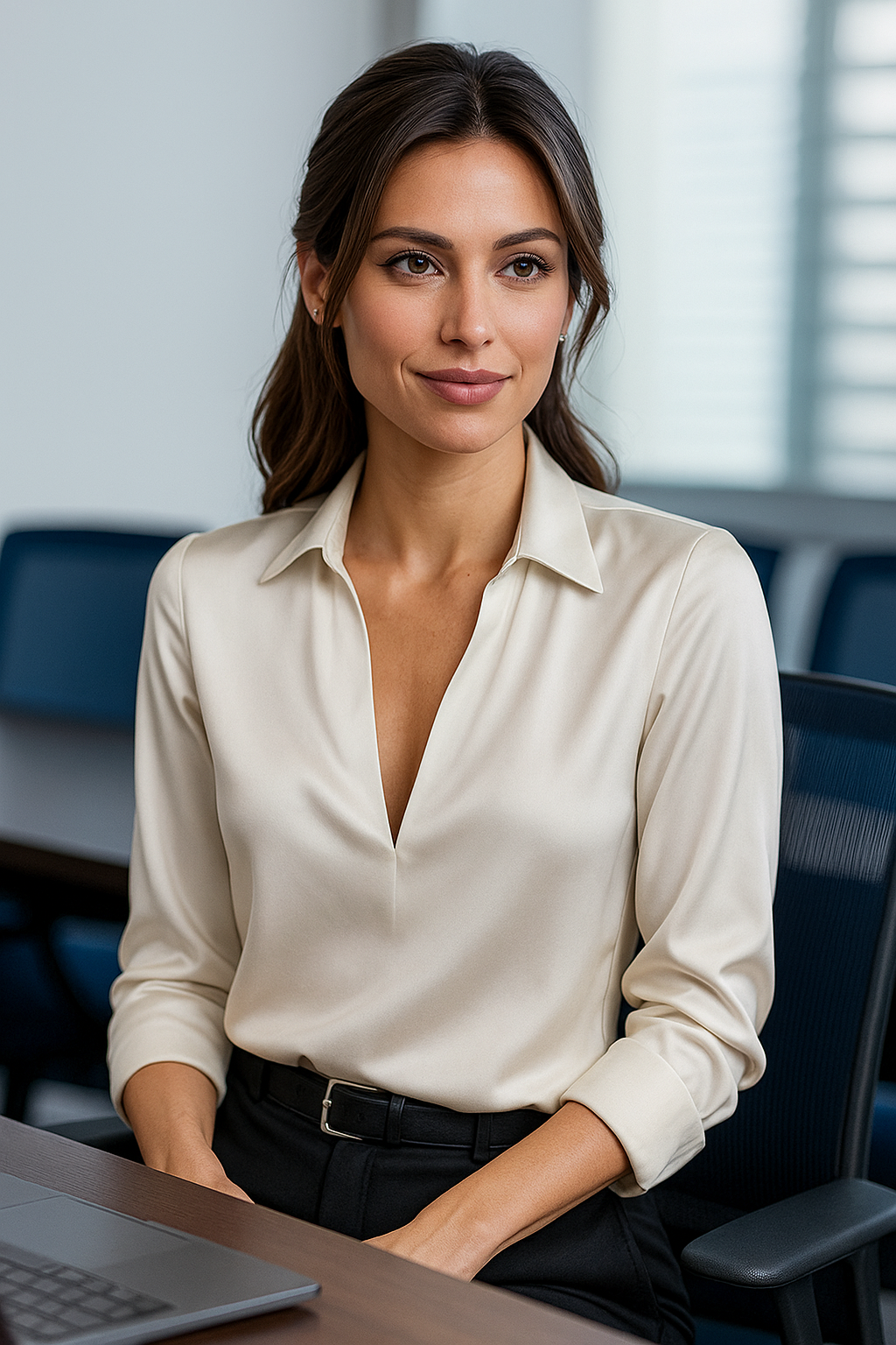 Camicia Satin Glow