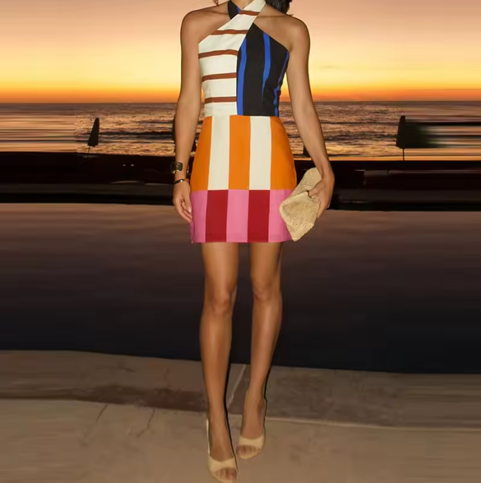 Capri Sunset Mini Dress