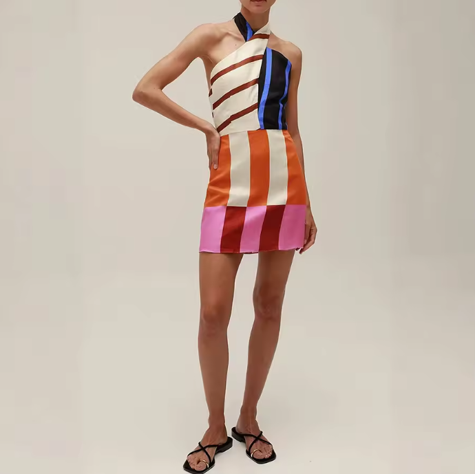 Capri Sunset Mini Dress