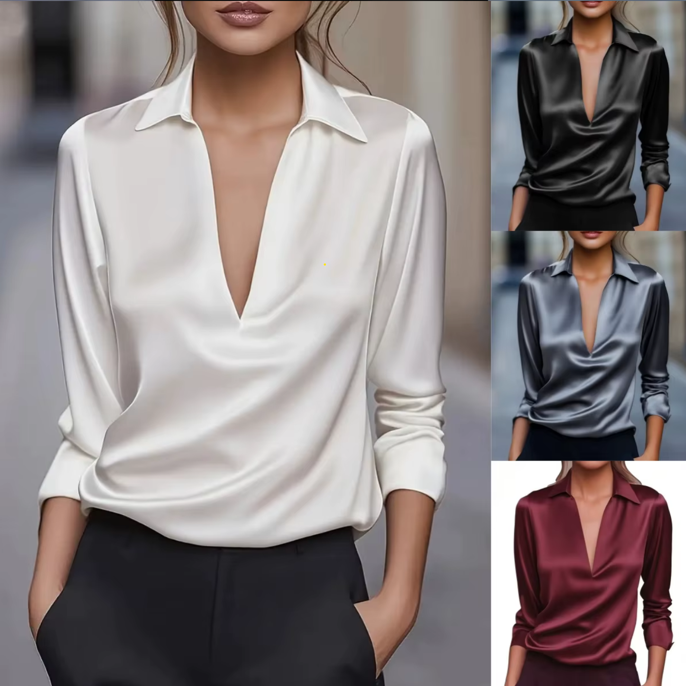 Camicia Satin Glow